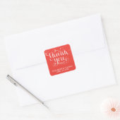 ELEGANT HANDSCHRIFTLICHE SKRIPT DANK IHNEN STICKER (Umschlag)