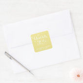 ELEGANT HANDSCHRIFTLICHE SKRIPT DANK IHNEN STICKER (Umschlag)