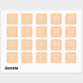 ELEGANT HANDSCHRIFTLICHE SKRIPT DANK IHNEN STICKER (Blatt)