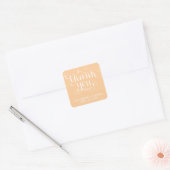 ELEGANT HANDSCHRIFTLICHE SKRIPT DANK IHNEN STICKER (Umschlag)