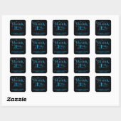 ELEGANT HANDSCHRIFTLICHE SKRIPT DANK IHNEN STICKER (Blatt)