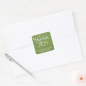 ELEGANT HANDSCHRIFTLICHE SKRIPT DANK IHNEN STICKER (Umschlag)