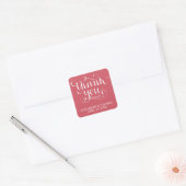 ELEGANT HANDSCHRIFTLICHE SKRIPT DANK IHNEN STICKER (Umschlag)