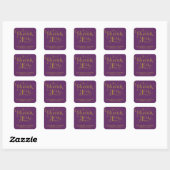 ELEGANT HANDSCHRIFTLICHE SKRIPT DANK IHNEN STICKER (Blatt)