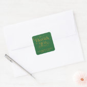 ELEGANT HANDSCHRIFTLICHE SKRIPT DANK IHNEN STICKER (Umschlag)