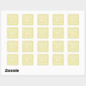 ELEGANT HANDSCHRIFTLICHE SKRIPT DANK IHNEN STICKER (Blatt)