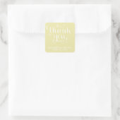 ELEGANT HANDSCHRIFTLICHE SKRIPT DANK IHNEN STICKER (Tasche)