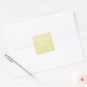 ELEGANT HANDSCHRIFTLICHE SKRIPT DANK IHNEN STICKER (Umschlag)