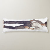 Elegant Handsome Anime Man Seitenschläferkissen (Vorderseite)