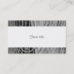 Elegant Hanging Glass Beads Visitenkarte