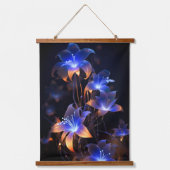 elegant Hanging Tapestry modern chic abstract Wandteppich Mit Holzrahmen (Vorderseite)