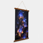 elegant Hanging Tapestry modern chic abstract Wandteppich Mit Holzrahmen (Gewinkelt)
