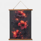 elegant Hanging Tapestry modern chic abstract Wandteppich Mit Holzrahmen (Vorderseite)