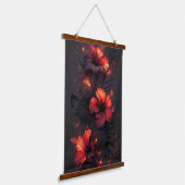 elegant Hanging Tapestry modern chic abstract Wandteppich Mit Holzrahmen (Gewinkelt)
