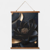 elegant Hanging Tapestry modern chic stylish Wandteppich Mit Holzrahmen (Vorderseite 2)