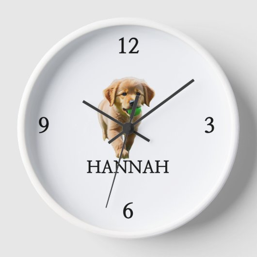 Elegant "HANNAH" Personalisiert Uhr (Vorderseite)
