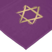 Elegant Hanukkah Chanukah Tablecover Tischdecke (Schrägansicht)