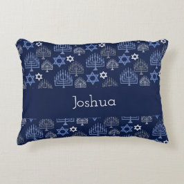 Elegant Hanukkah Holiday Pattern Dekokissen