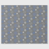 Elegant Hanukkah Holiday Pattern Geschenkpapier (Flach)