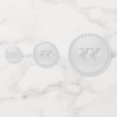 Elegant Happy Anniversary Konfetti (Rückseiten)