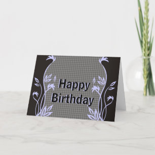 Elegant Happy Birthday Grußkarten Karte