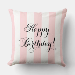 Elegant Happy Birthday Kissen