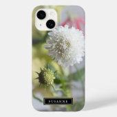 Elegant Happy Blume iPhone Case (Rückseite)