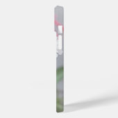 Elegant Happy Blume iPhone Case (Rückseite / Links)