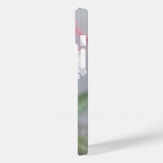 Elegant Happy Blume iPhone Case (Rückseite / Links)