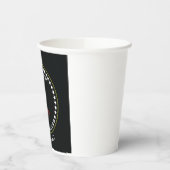 Elegant Happy Diwali Diya Flame Star Wreath Pappbecher (Links)