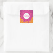 Elegant Happy Diwali Square Sticker (Tasche)