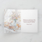 Elegant Happy Easter Card in Soft Pastels Karte (Innenseite)
