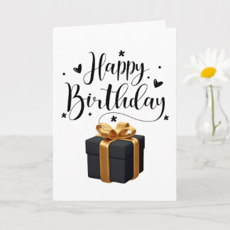 Elegant Happy Gruß Geburtstag Karte