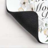 Elegant Happy Mother Day Floral Frame Mousepad (Ecke)