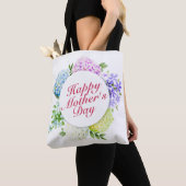 Elegant Happy Mother Day Floral Frame Tote Bag Tasche (Von Nahem)