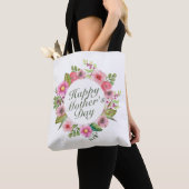 Elegant Happy Mother Day Floral Frame Tote Bag Tasche (Von Nahem)