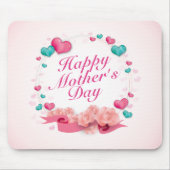 Elegant Happy Mother's Day Candy Hearts Mousepad (Vorne)