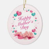Elegant Happy Mother's Day Candy Hearts Ornament (Links)