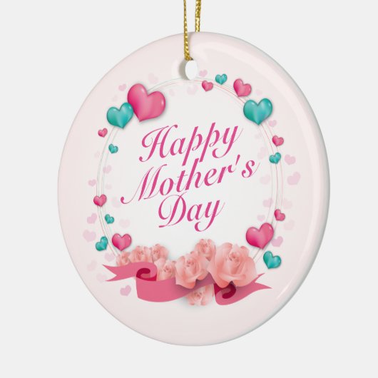 Elegant Happy Mother's Day Candy Hearts Ornament (Links)