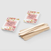 Elegant Happy Mother's Day Floral Frame Hand Fan Fächer (Non-assembled)