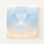 Elegant Happy Mother's Day Floral Frame Notebook Notizblock (Rückseite)