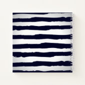 Elegant Happy Mother's Day Floral Frame Notebook Notizblock (Rückseite)