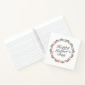 Elegant Happy Mother's Day Floral | Gästebuch Notizbuch (Innenseite)