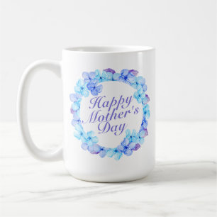 Elegant Happy Mother's Day Floral   Klassische Tas Kaffeetasse