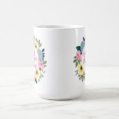 Elegant Happy Mother's Day Floral | Klassische Tas Kaffeetasse (Mittel)