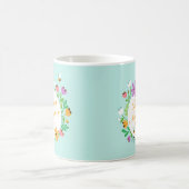 Elegant Happy Mother's Day Floral | Klassische Tas Kaffeetasse (Mittel)