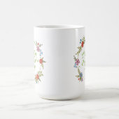 Elegant Happy Mother's Day Floral | Klassische Tas Kaffeetasse (Mittel)