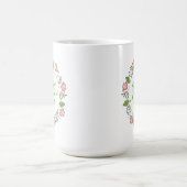 Elegant Happy Mother's Day Floral | Klassische Tas Kaffeetasse (Mittel)
