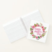 Elegant Happy Mother's Day Floral | Notebook Notizbuch (Innenseite)