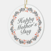 Elegant Happy Mother's Day Floral | Ornament (Links)